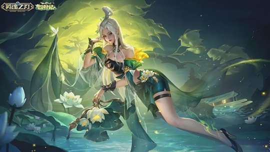 夏至将临 《英魂之刃》四时记套系皮肤上新：猩红女王-夏水流萤-乐久游-游戏盒子