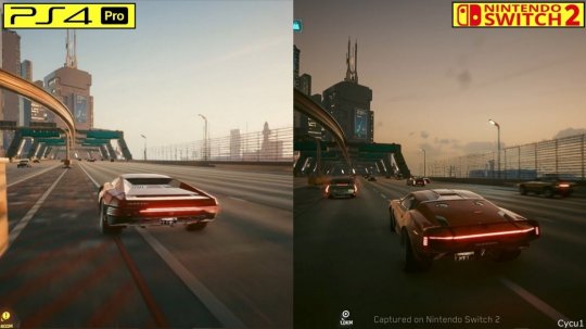 《赛博朋克2077》PS4 Pro和Switch 2画面对比-乐久游-游戏盒子