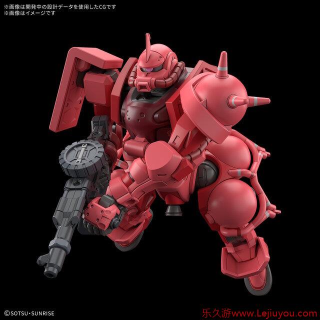 《高达：跨时之战》新版夏亚红扎古钢普拉详情公布 气质一新-乐久游-游戏盒子