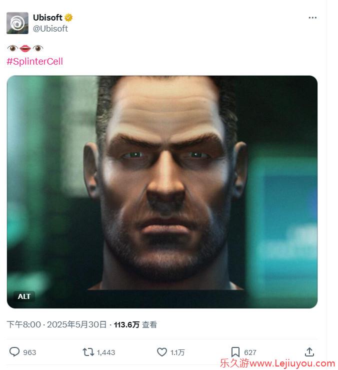 育碧预热《细胞分裂：重制版》 舅舅称“画面相当惊艳”-乐久游-游戏盒子