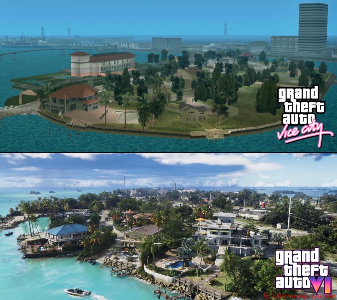 大变样！《GTA：罪恶都市》和《GTA6》画面对比-乐久游-游戏盒子