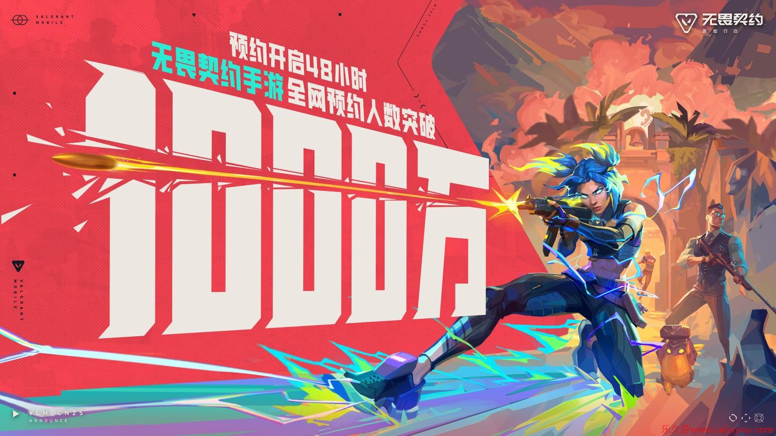 《无畏契约手游》预约火热 48小时突破千万大关！-乐久游-游戏盒子