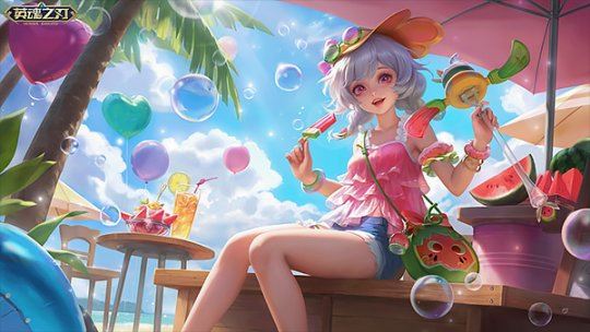 《英魂之刃》魅魔公主-凉夏限定皮肤元气登场 版本平衡性优化更新-乐久游-游戏盒子